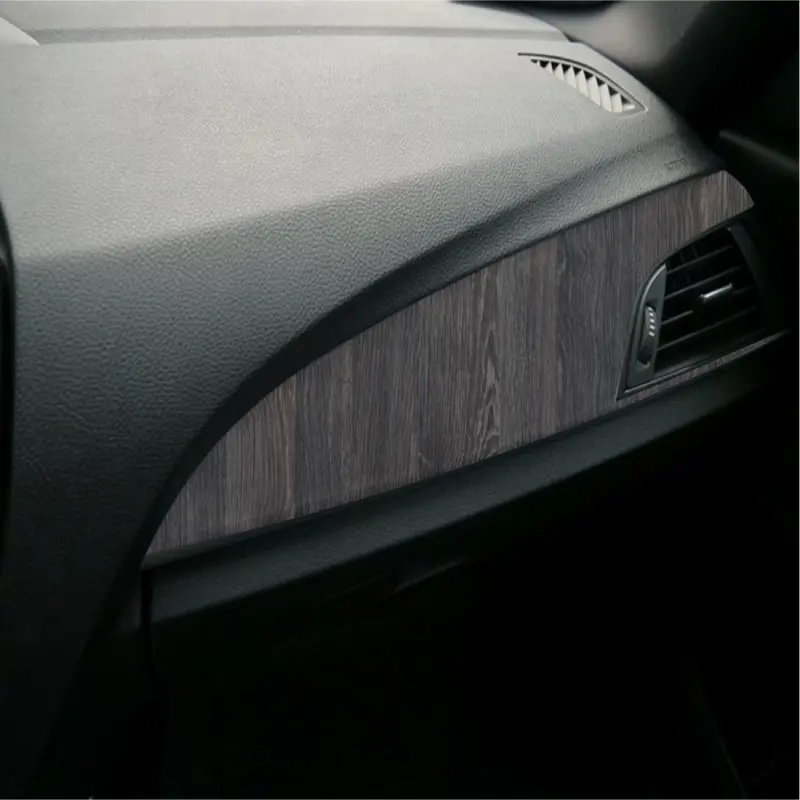 Folie auto colantare trimuri, model stejar gri inchis, 100 x 45cmv