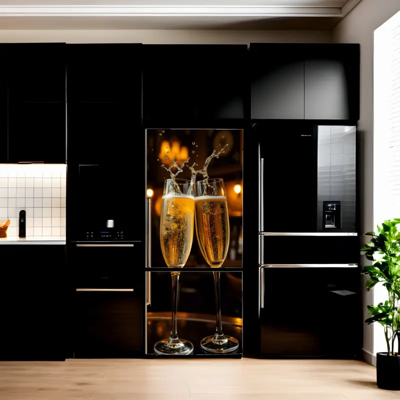 Folie imprimata color pentru decor frigider, dimensiune 200 x 90cm, model: avx-fr32