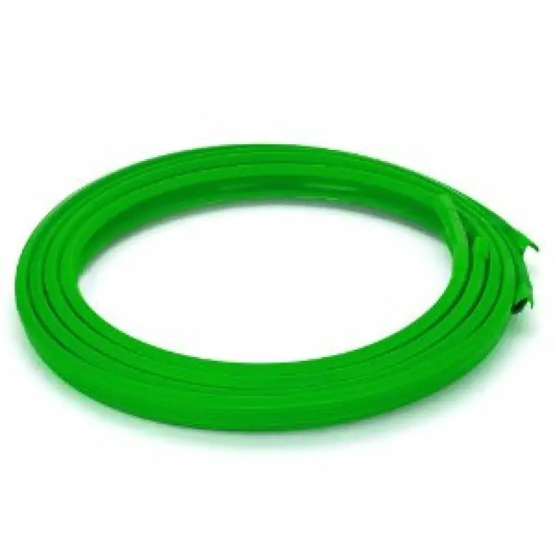 Set protectie jante, calitate premium, 4 inele din plastic, culoare verdev
