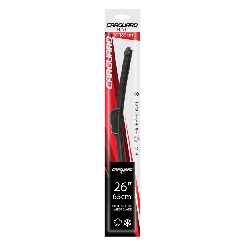 26"/65cm - stergator universal de parbriz “flat” - carguardv