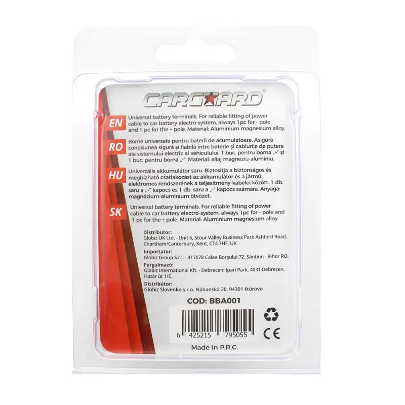 Borne baterie auto - carguardv