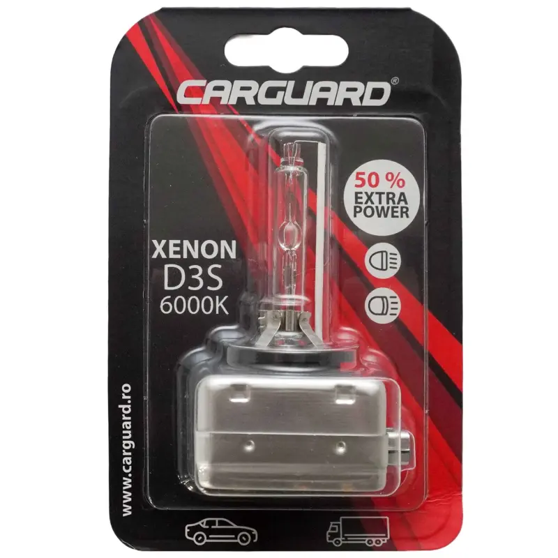Bec auto xenon carguard d3s 6000kv