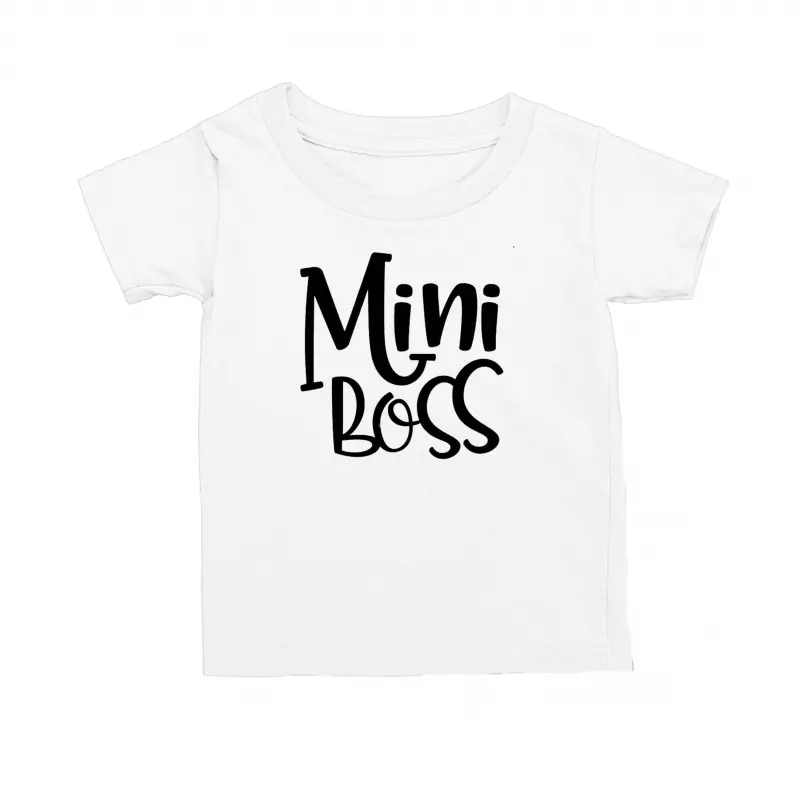 Mini boss, tricou cu mesajv