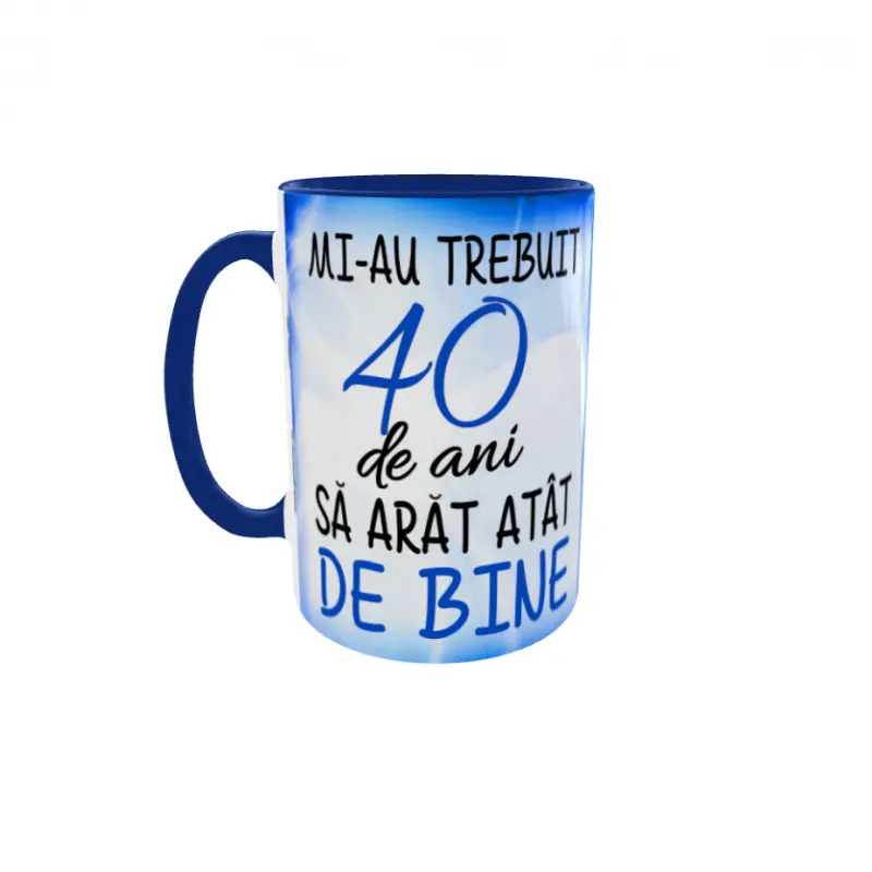 Mi-au trebuit 40 de ani sa arat atat de bine, cana ceramica, 330ml, cgs1125b