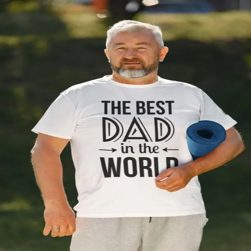 The best dad, tricou cu mesaj