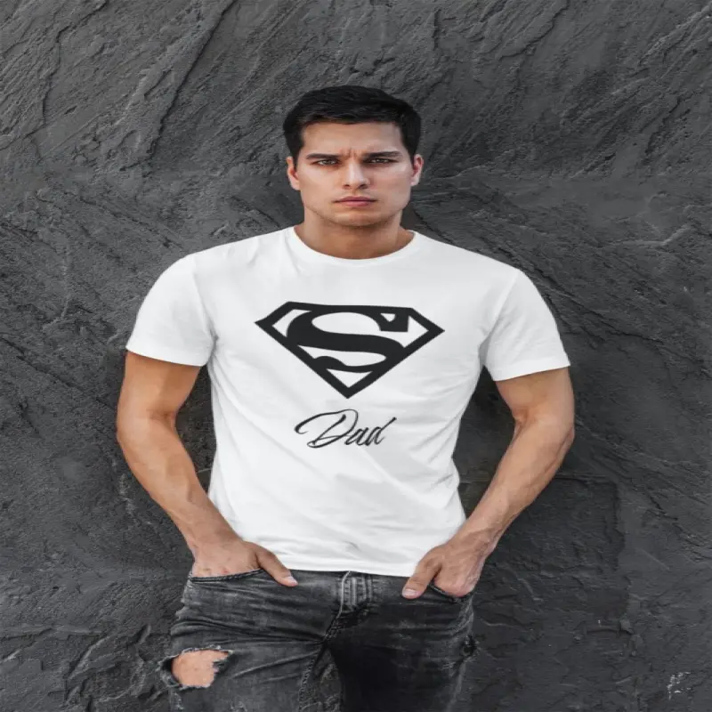 Super dad, tricou cu mesajv