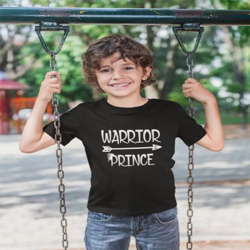Tribe warrior prince, tricou cu mesajv