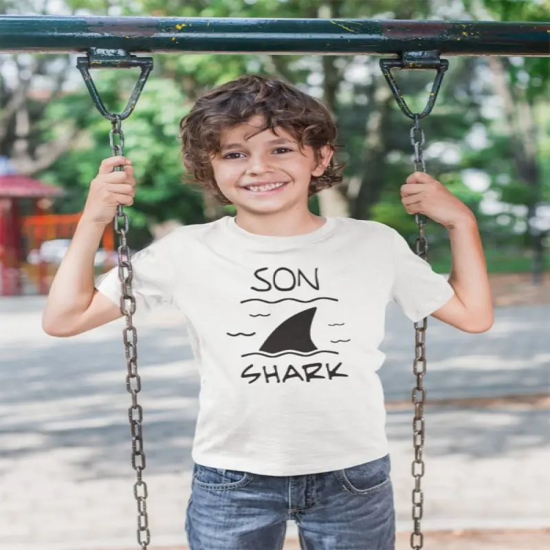 Shark son, tricou cu mesajv