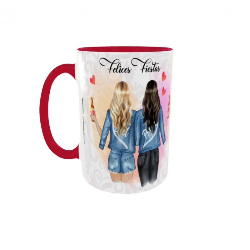 True friends, cana din ceramica, 330ml, model 1