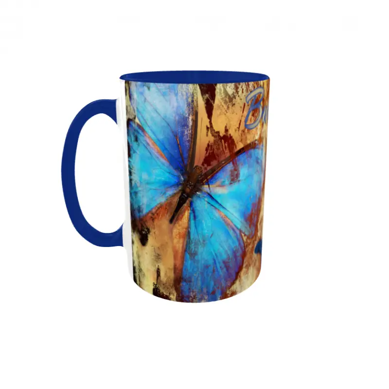 Butterfly, cana din ceramica, 330ml, model 1
