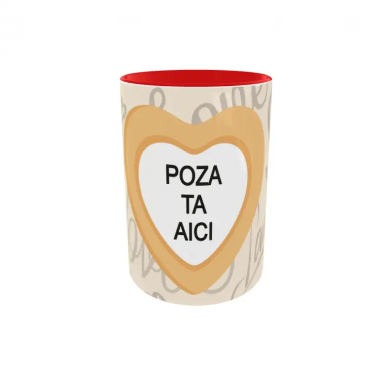Cana, personalizata cu poza si text, 330ml, model 3225v