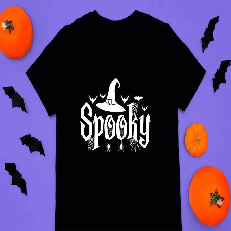 Spooky, tricou cu mesajv