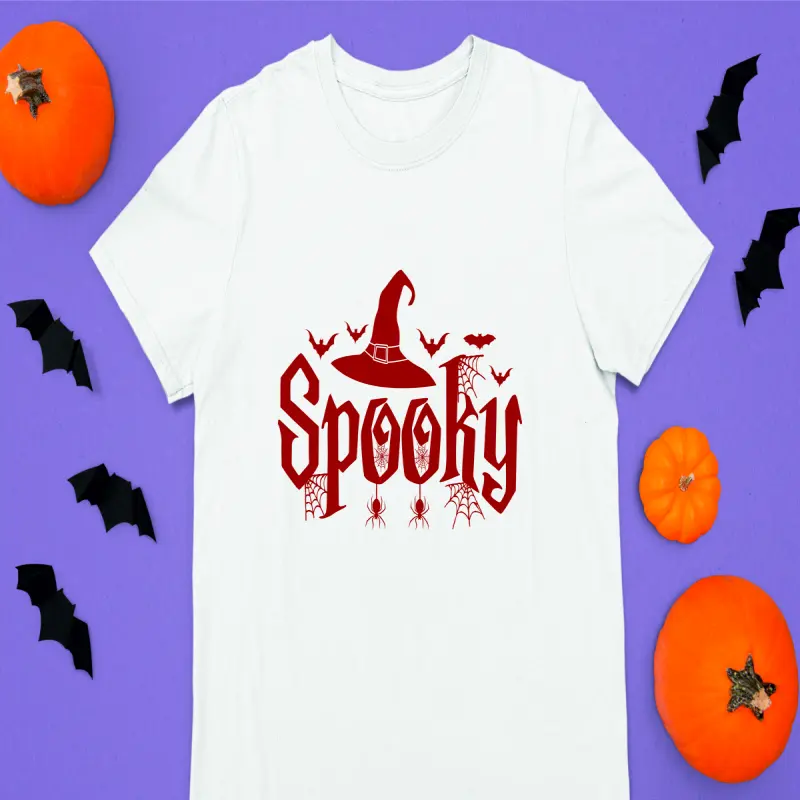 Spooky, tricou cu mesajv