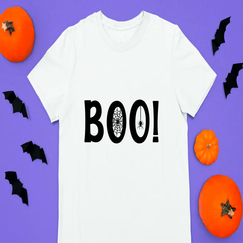 Boo !, tricou cu mesaj
