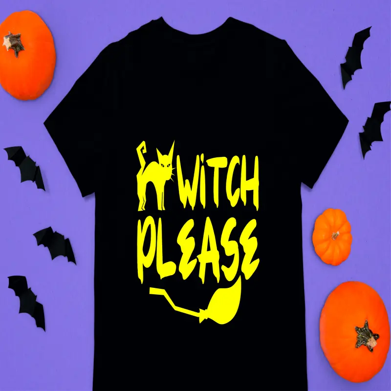 Witch please, tricou cu mesajv
