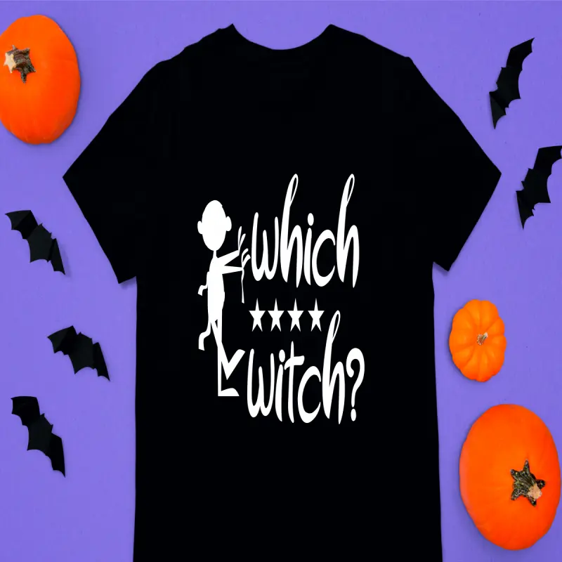 Which witch?, tricou cu mesajv