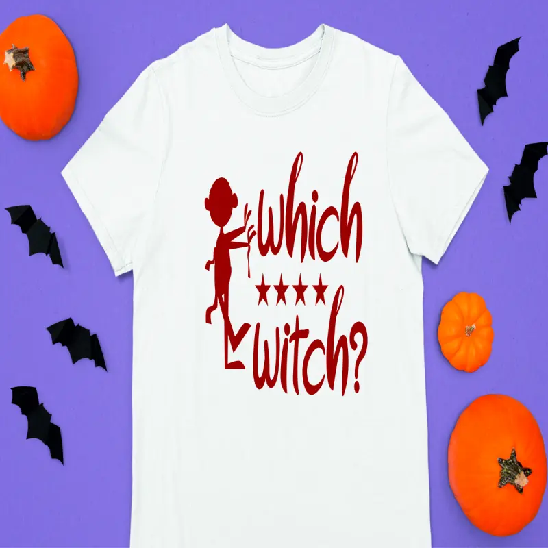 Which witch?, tricou cu mesajv