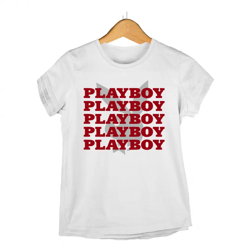 Playboy , tricou cu mesajv