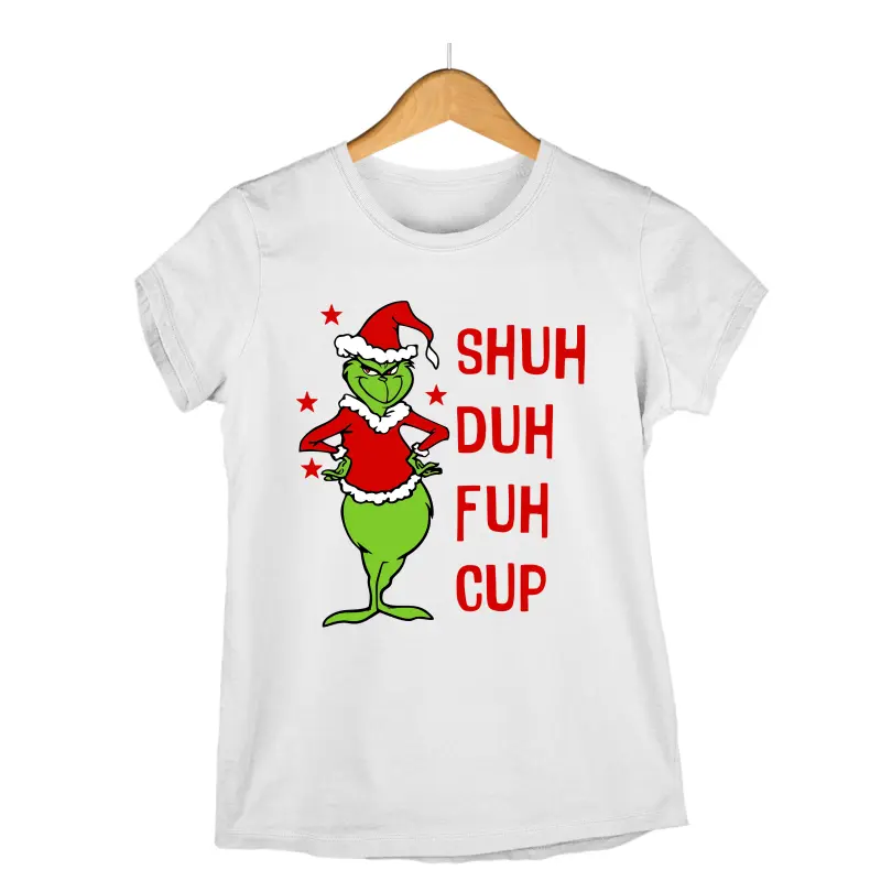 Shuh duh fuh cup, tricou cu mesajv