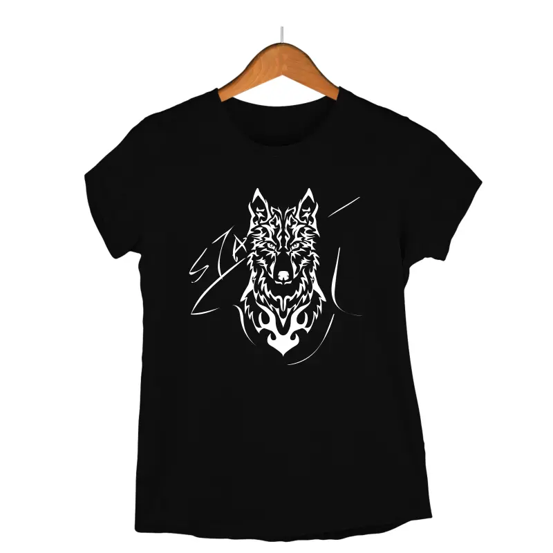 Wolf, tricou cu mesajv