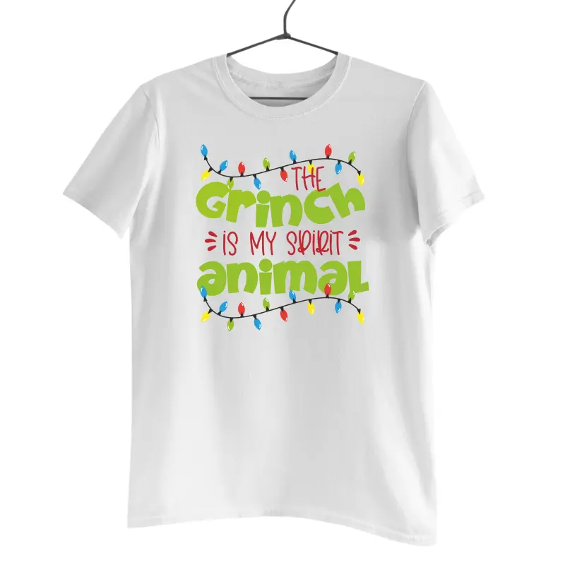 The grinch is my spirit animal  -   , tricou cu mesajv