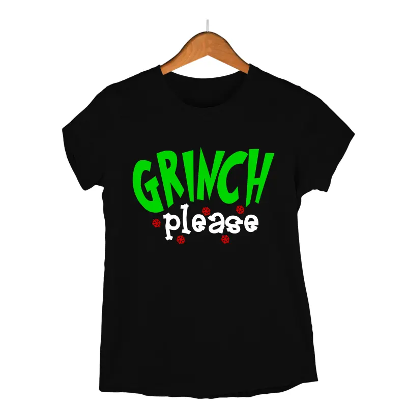 Grinch please  -   , tricou cu mesajv