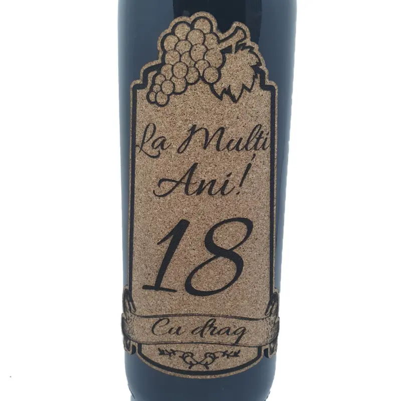 La multi ani 18 editie limitata, vin rosu cabernet sauvignon, demisec, 750ml, 13.5% alcool