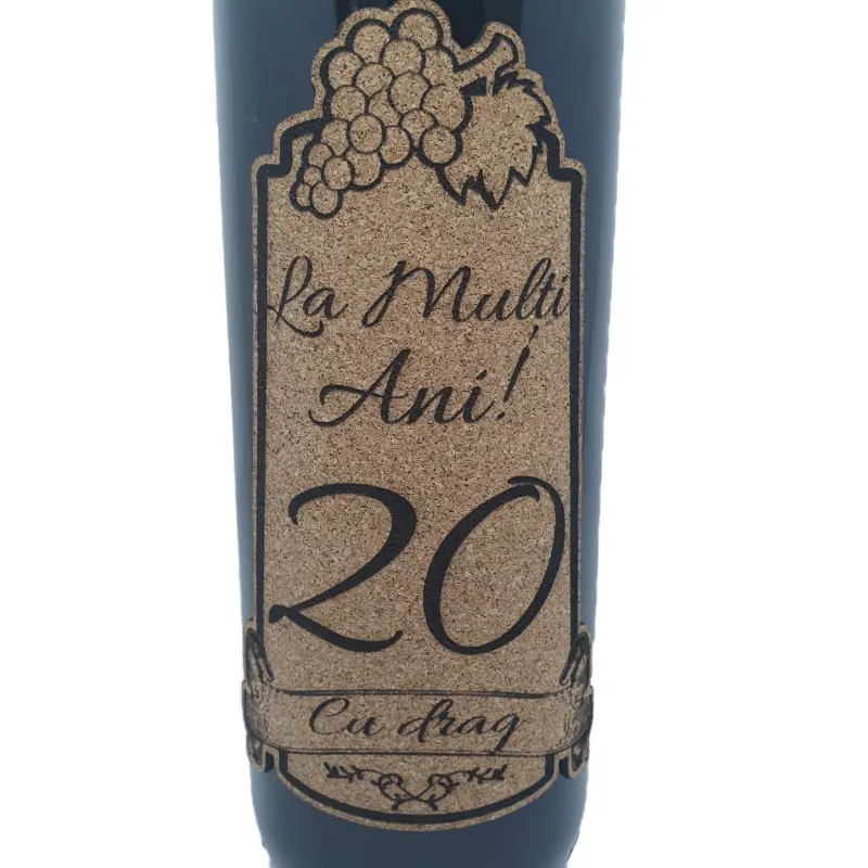 La multi ani 20 editie limitata, vin rosu cabernet sauvignon, demisec, 750ml, 13.5% alcoolv