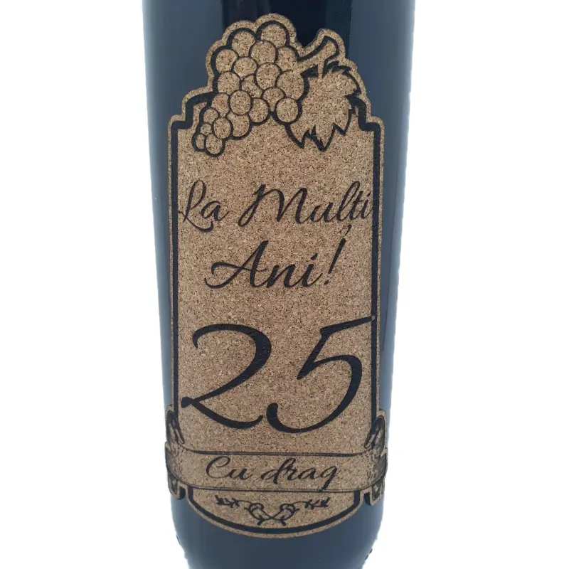 La multi ani 25 editie limitata, vin rosu cabernet sauvignon, demisec, 750ml, 13.5% alcool