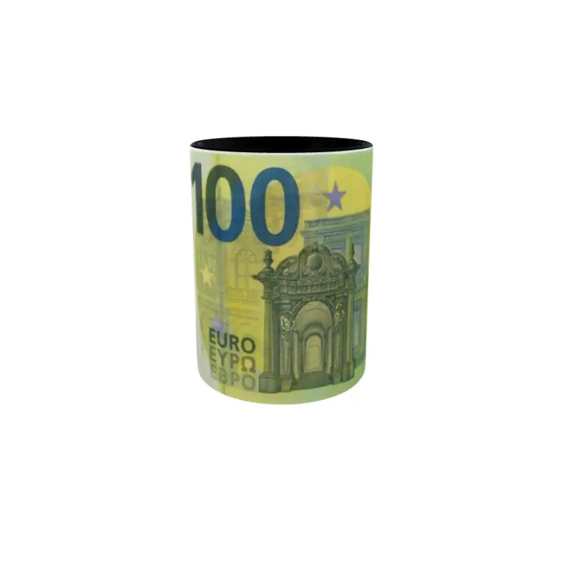 100 euro, model 2, cana din ceramica, 330mlv