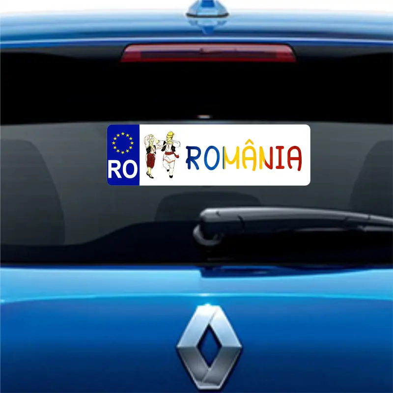 Romania model 4, indicator masina, dimensiune 200x60 mm