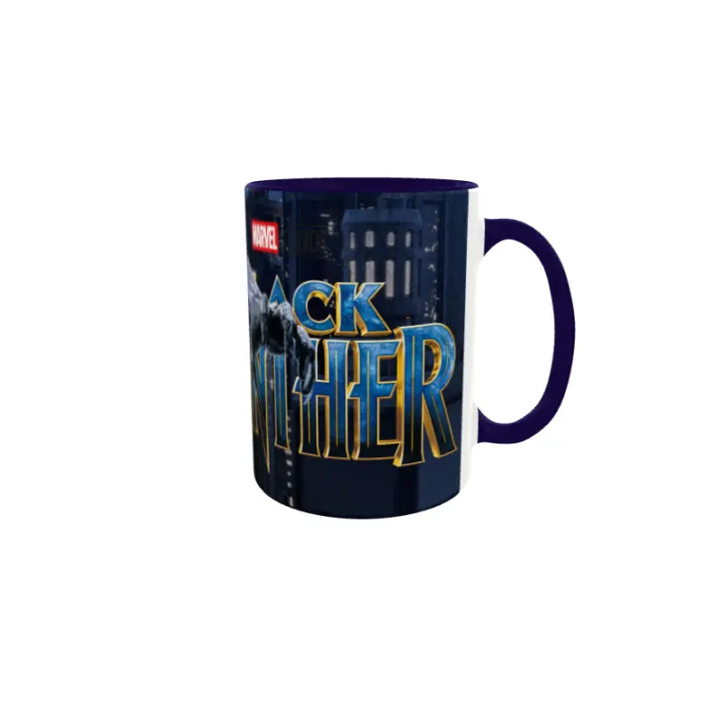 Black panther, cana din ceramica, 330ml, model 1v