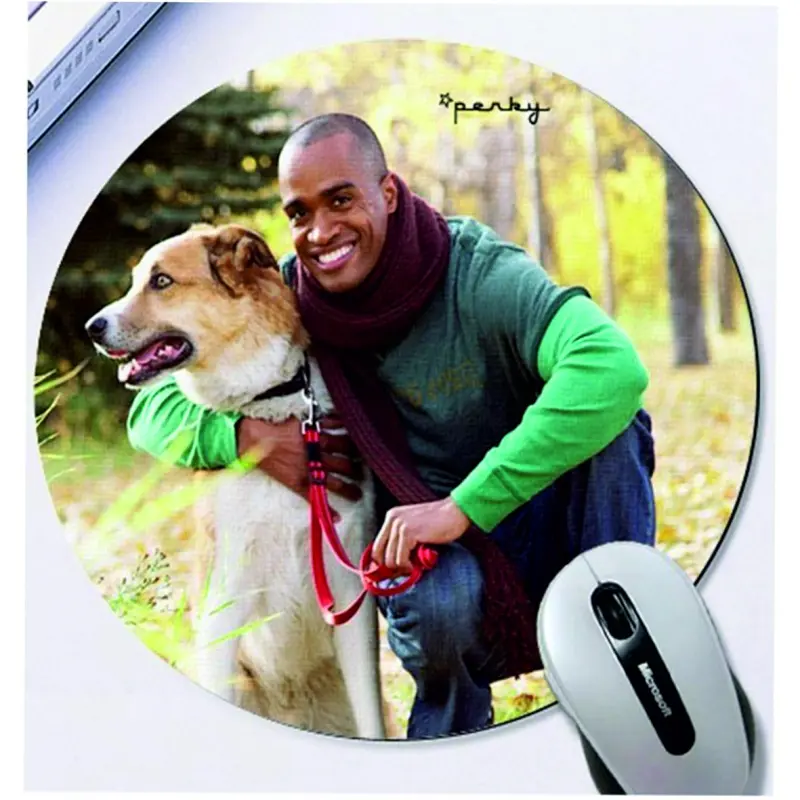 Mouse pad rotund personalizatv