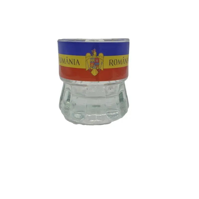 Pahar din sticla pentru snaps – design romania bran vlad tepesv