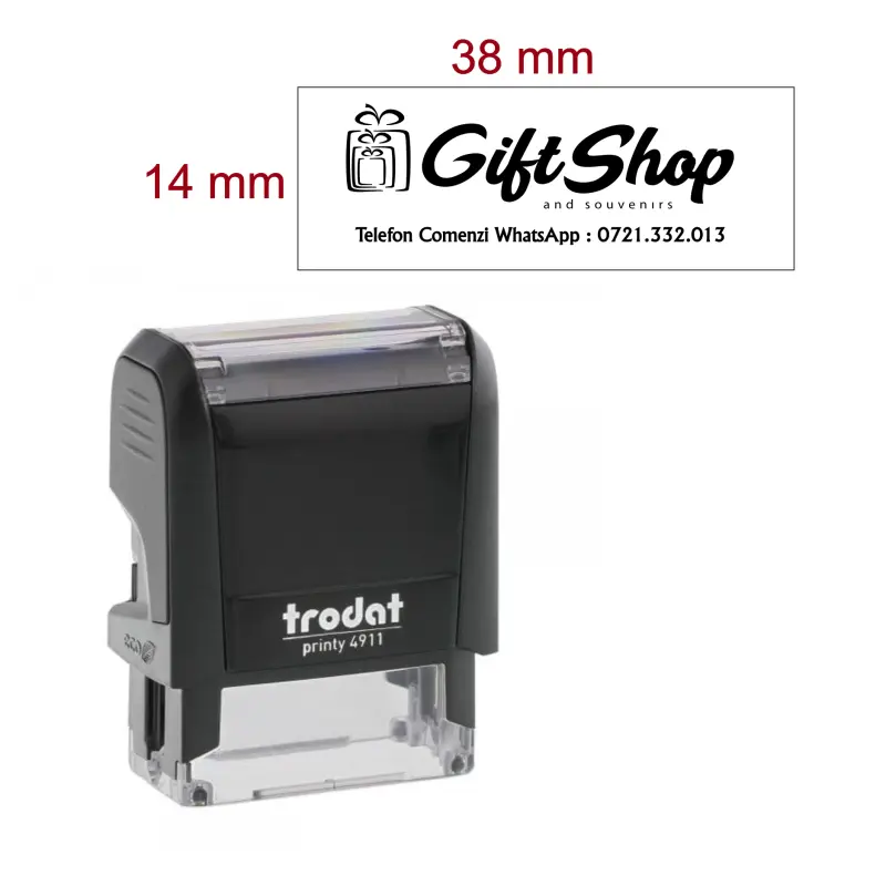 Stampila trodat 4911 38x14 mm
