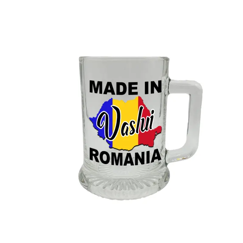 Made in vaslui romania, halba cu mesajv