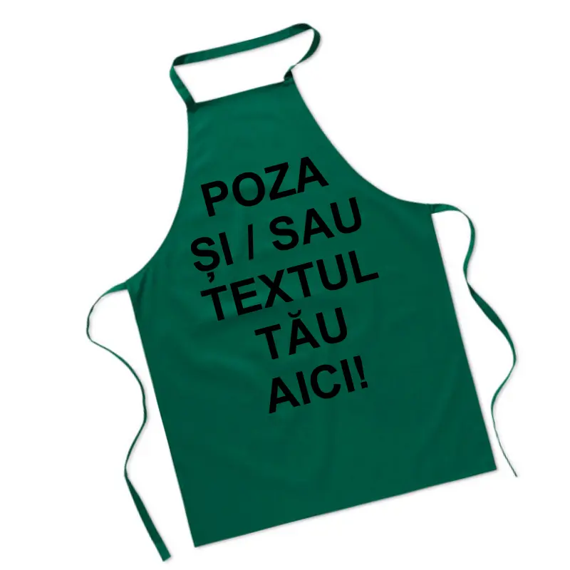 ..sort verde inchis personalizat cu poza / text
