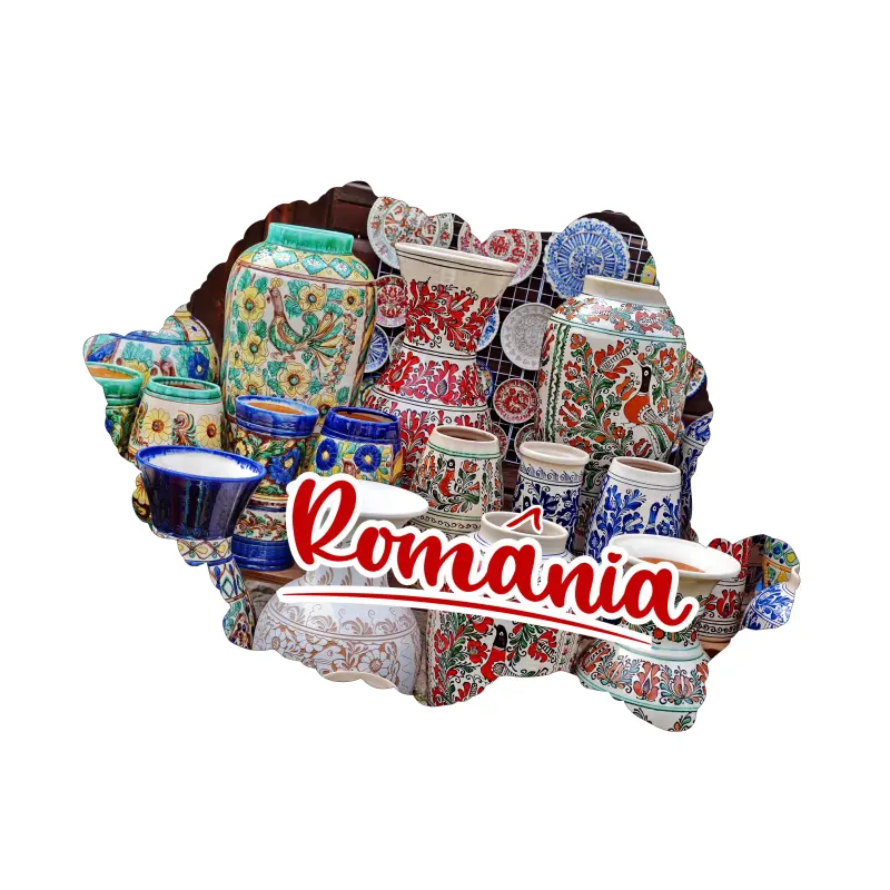 Harta romania, magnet frigider mgs025