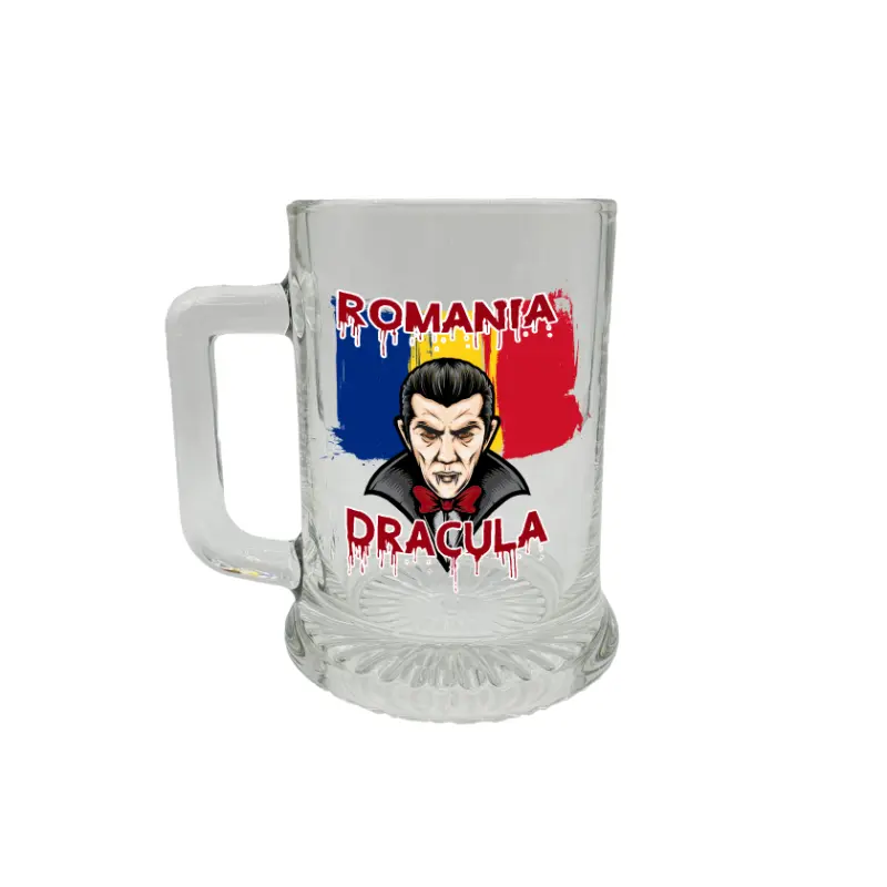 Dracula romania, halba cu mesaj 2v