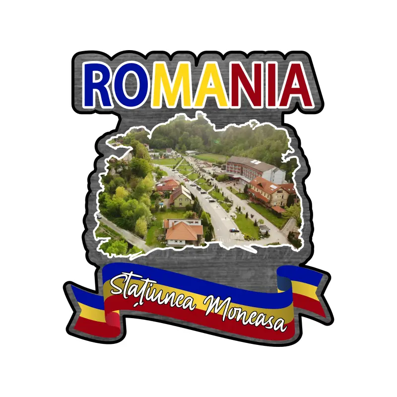 Moneasa, romania, magnet frigider mgs170v