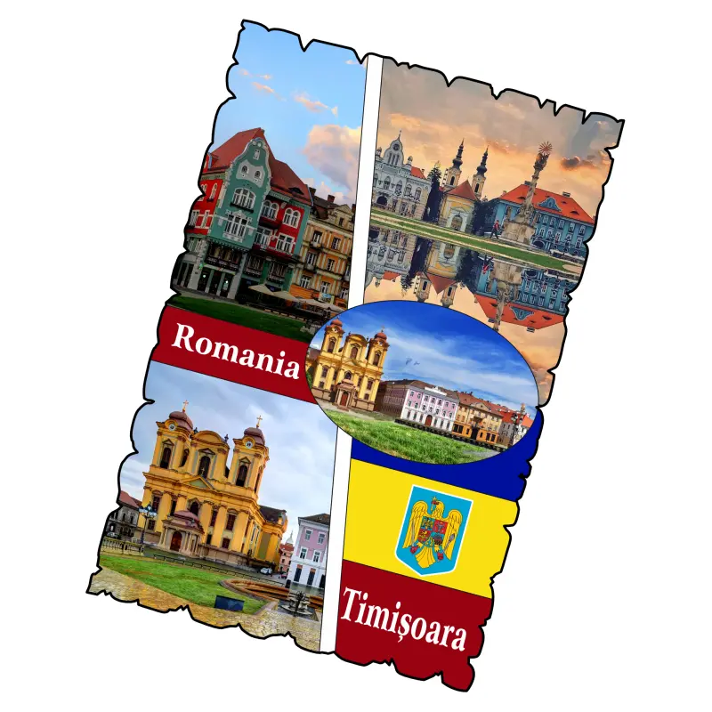 Timisoara romania, magnet frigider mgs171