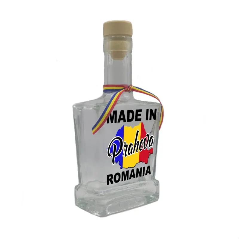 Made in prahova romania, sticla cu mesaj plata, 500 ml, model divgs179 06 25