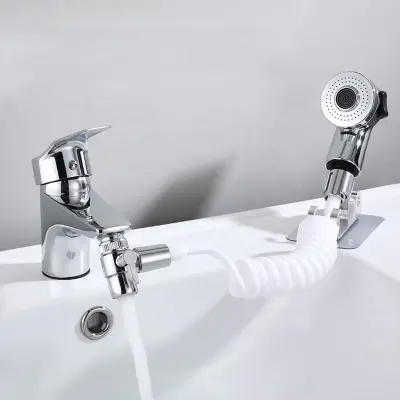 Para de dus suplimentara cu furtun extensibil pentru chiuveta sau cada, avx-ag176b