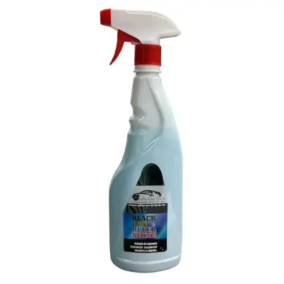 Solutie intretinere, revitalizare si innegrire anvelope cauciuc, 750ml, cu pulverizator