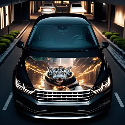 Folie capota auto "hood art" rezistenta la exterior, marime l (180 x 130cm) - cod: avx-capota-029l