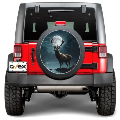 Sticker auto "roata de rezerva" rezistenta la intemperii si raze uv, diametru 55 cm, cod: avx-rr09