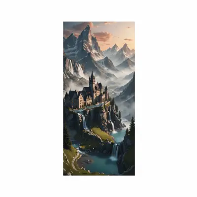 Folie imprimata color pentru decor frigider, dimensiune 200 x 90cm, model: avx-fr16
