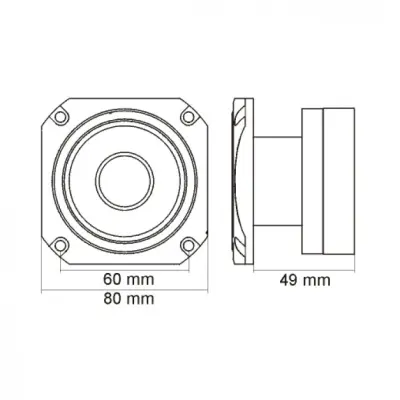 Dome 100/200 w, 8 ohmi