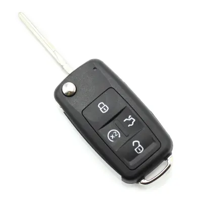 Volkswagen - carcasa cheie tip briceag, cu 4 butoane - carguard