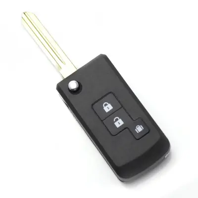 Nissan - carcasa cheie tip briceag 2+1 butoane (modificat)
